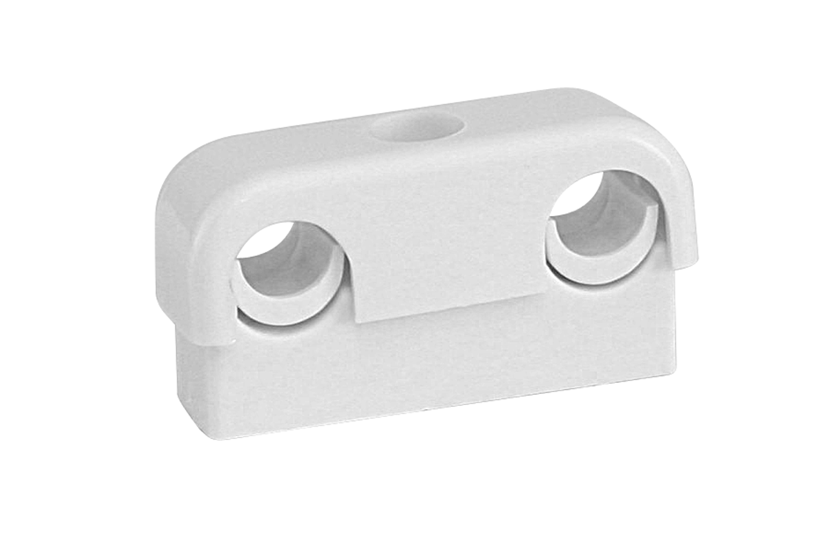 faluplast Tube clamp double 2-pipes 8-15 mm white 10pc