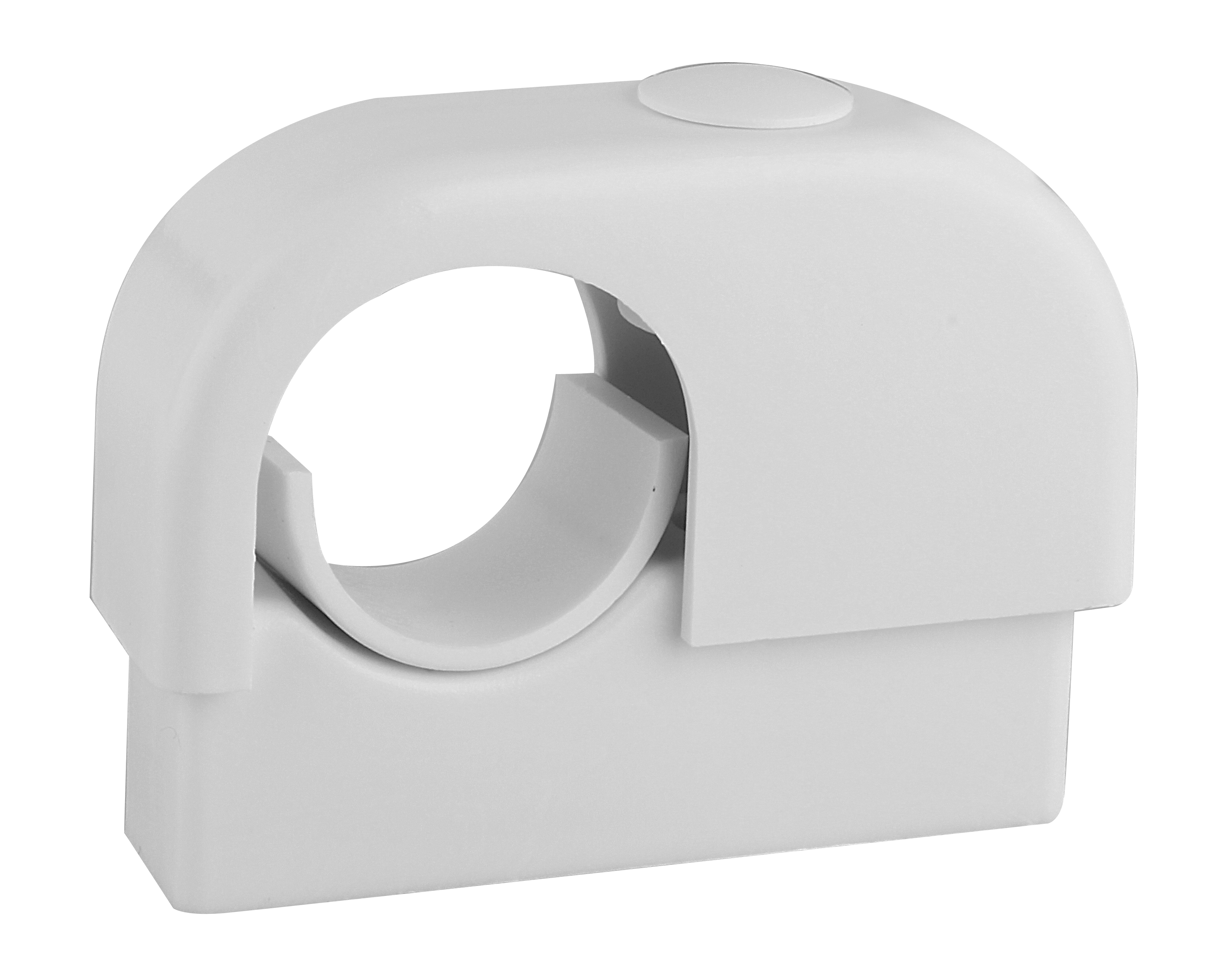 faluplast Tube clamp single 1-pipe 22-28 mm white 10pc