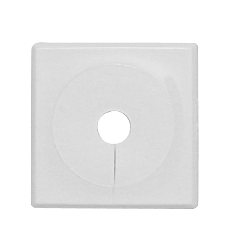 faluplast Täckbricka 1 rör öppnande 12-16mm, vit 10st