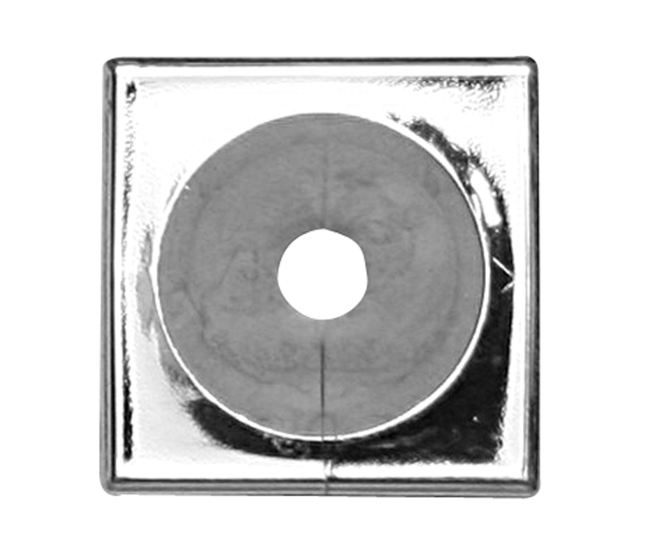 faluplast Täckbricka 1 rör öppnande 12-16mm, krom 10st
