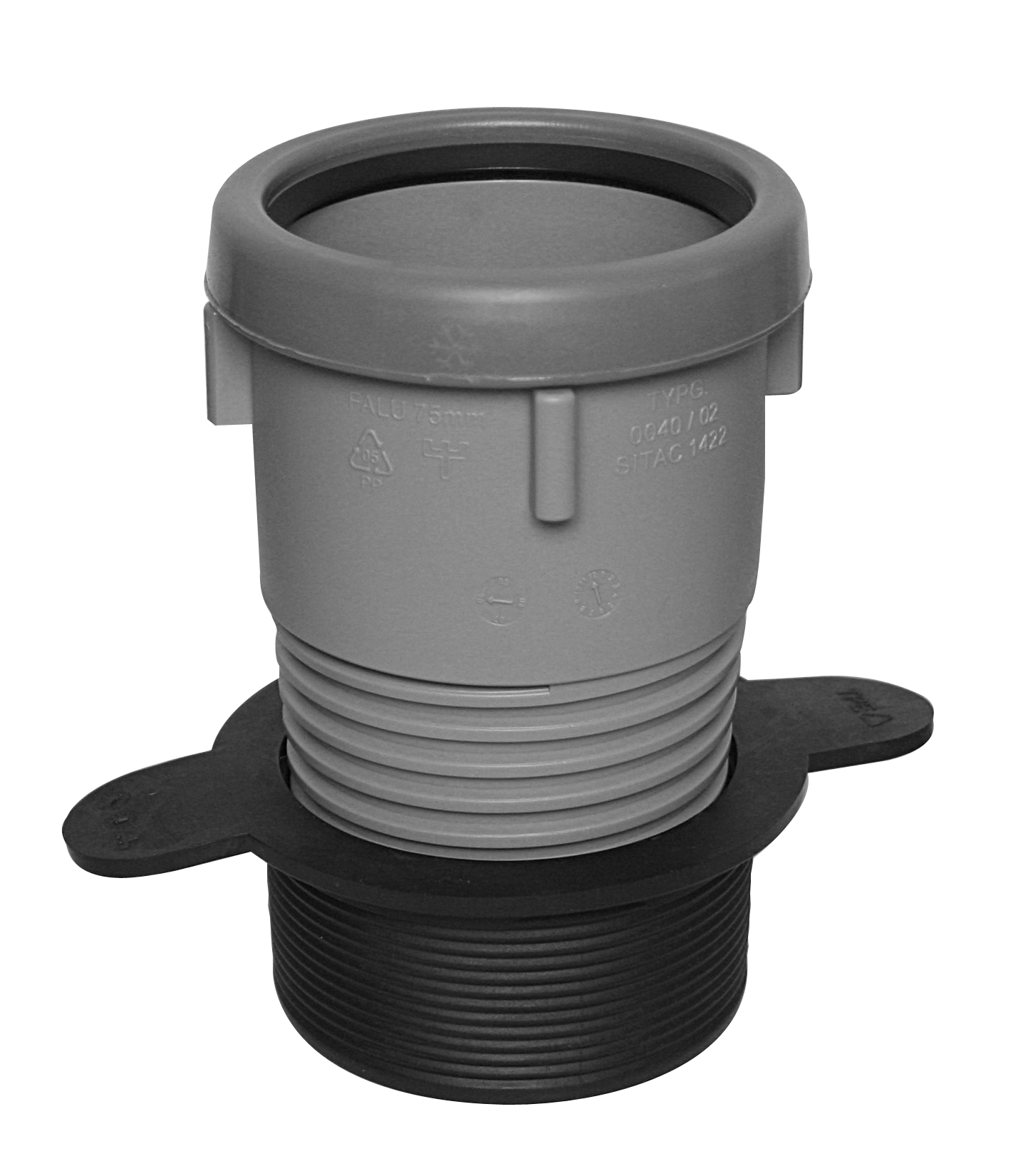 EXPANDING COUPLING FALUPLAST 80-87mm PVC/PP-CAST IRON 75mm