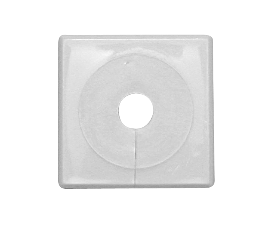 faluplast Coverplate 1 pipe 10pcs 12-22mm divisible white
