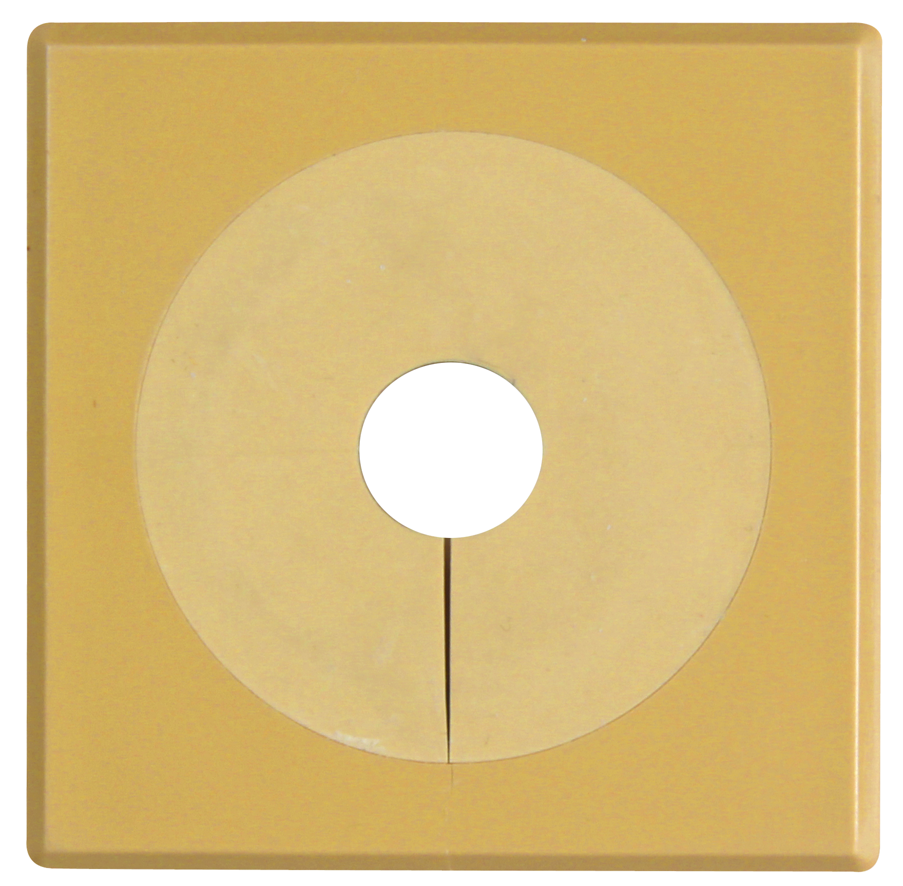 faluplast Coverplate 1 pipe 10pcs 12-22mm divisible brown