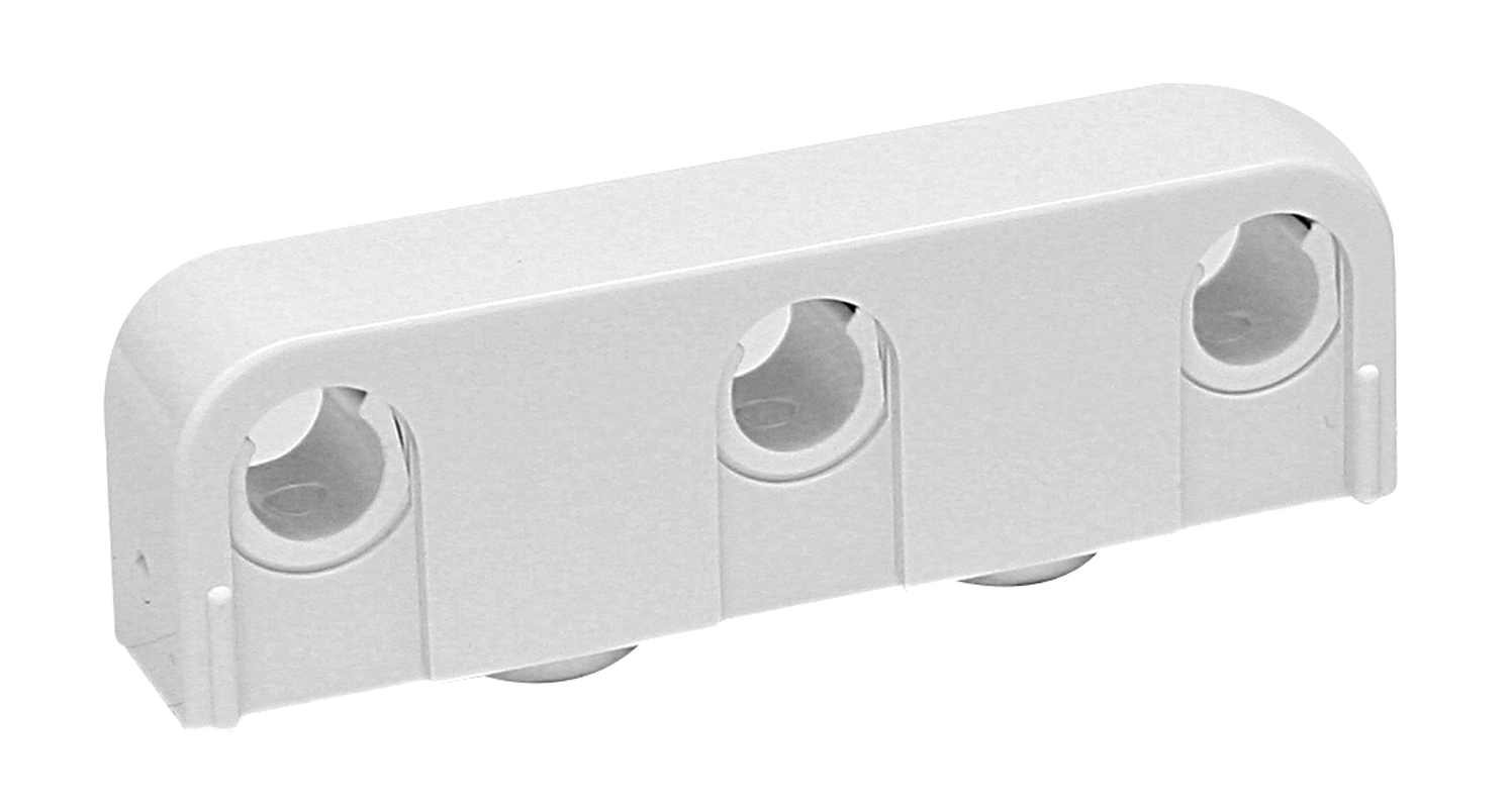 faluplast Tube clamp for 3 pipe white 12,15mm. 14300 10pcs