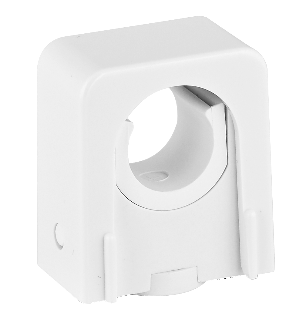 faluplast Rörklämma 1-rör snap faluplast 16/20mm mini vit komp/cu a=30
