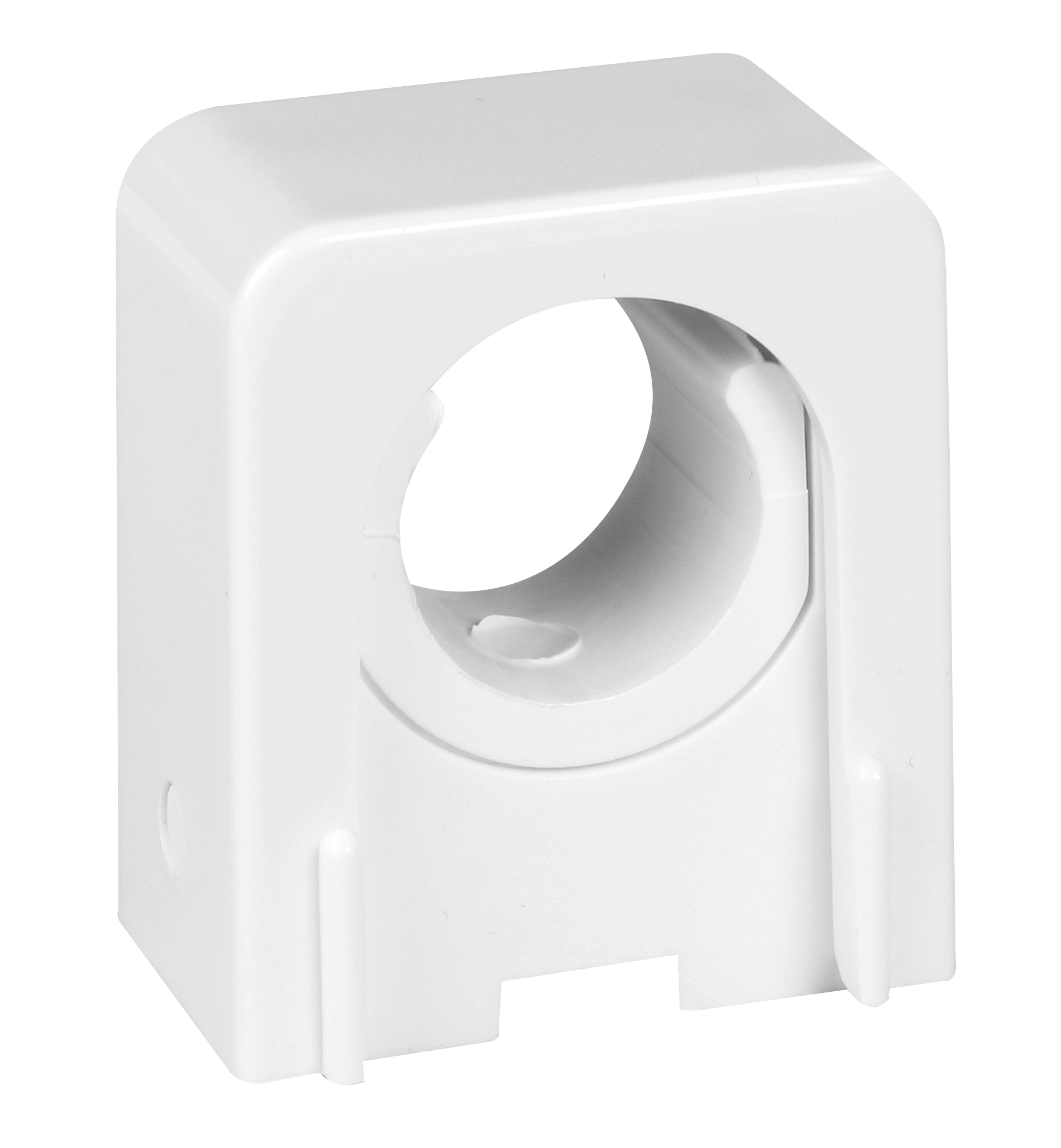 faluplast Rörklämma 1-rör snap faluplast 18/22mm mini vit a=30