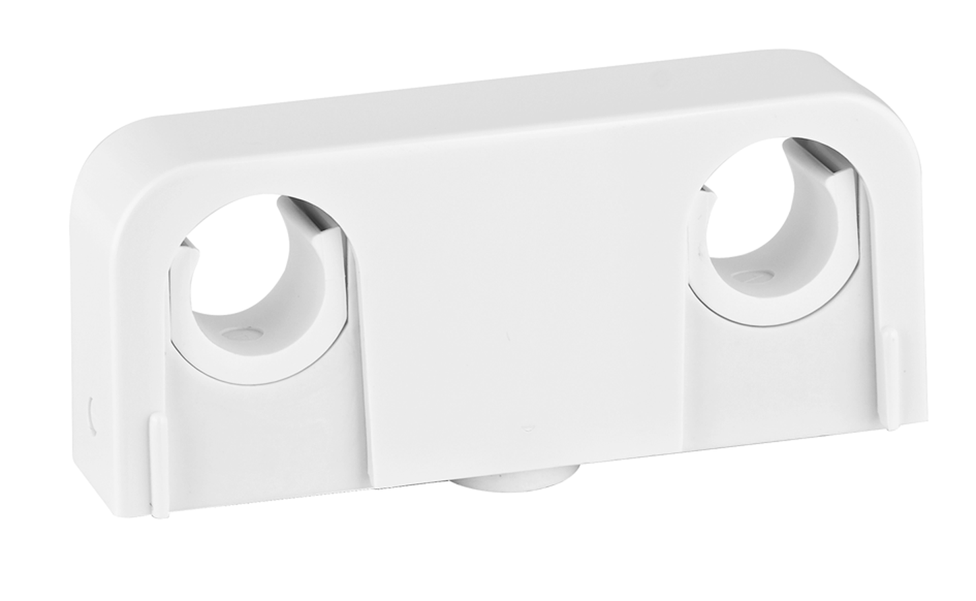 faluplast Rörklämma 2-rör snap faluplast 2-rör 16/20mm vit 60cc kom/cu