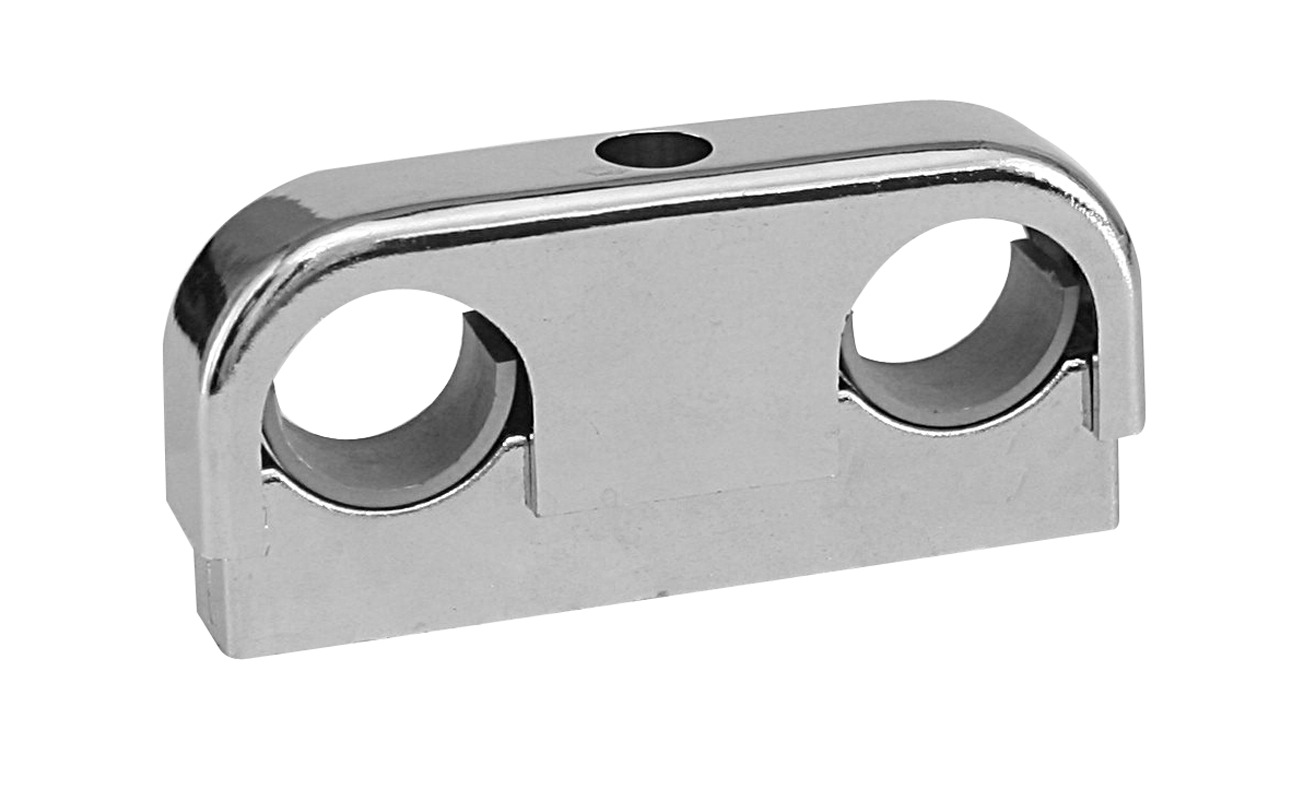 faluplast Putkipidin 2-os faluplast 22-28mm kromi 60 c/c a=90
