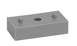 DISTANCE BLOCK FALUPLAST FOR 32/40 CLAMP GREY