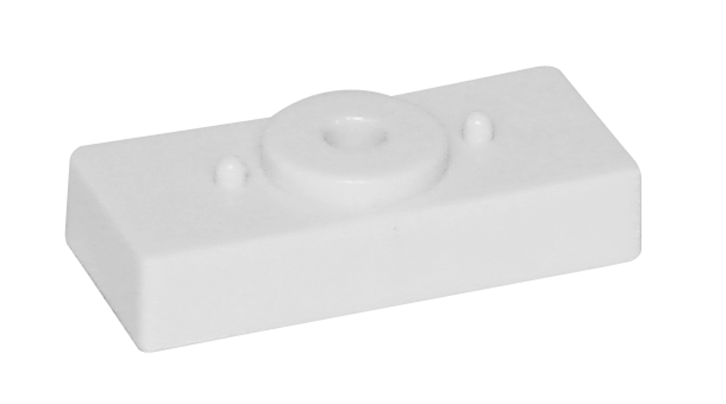 faluplast Distanskloss 10mm vit 50mm putkipitimeen