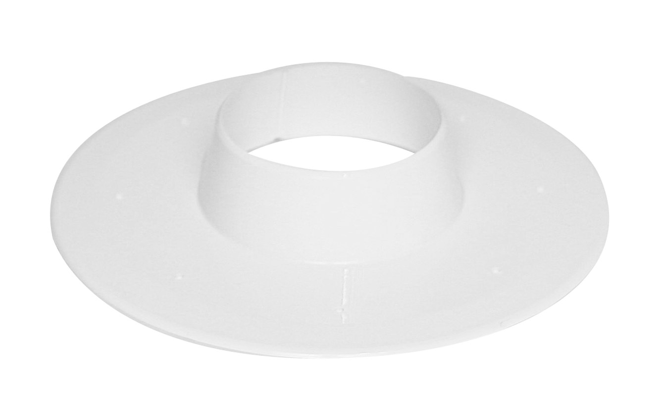 COVER PLATE ROUND FALUPLAST 50mm/130mm OPENING COLLAR