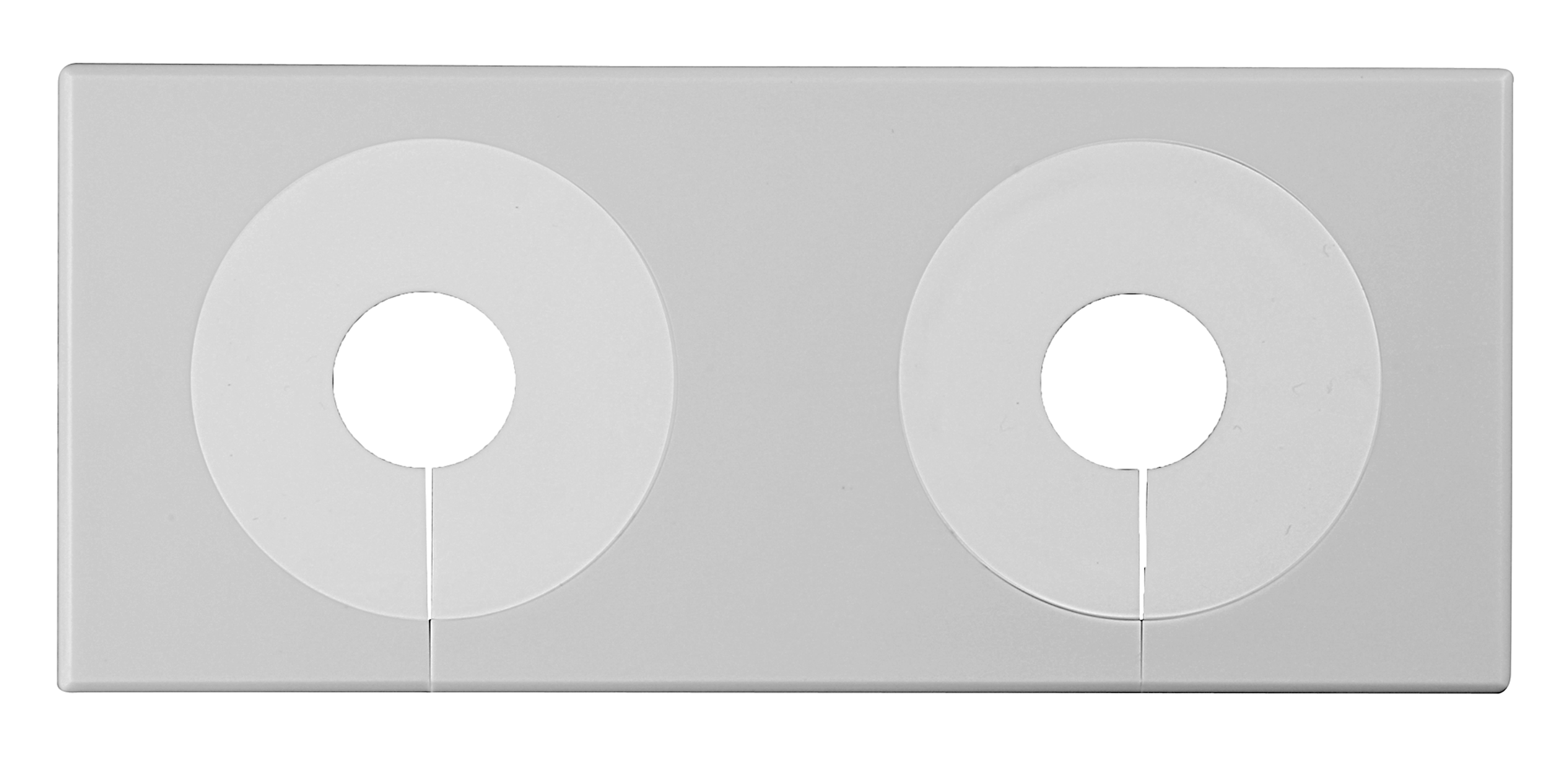 faluplast Cover plate 18-28mm white.2-part 60 c/c