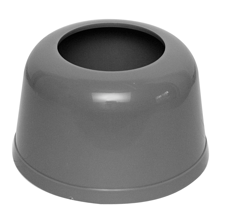 COVER FLANGE FALUPLAST 50X55X89mm HIGH GREY