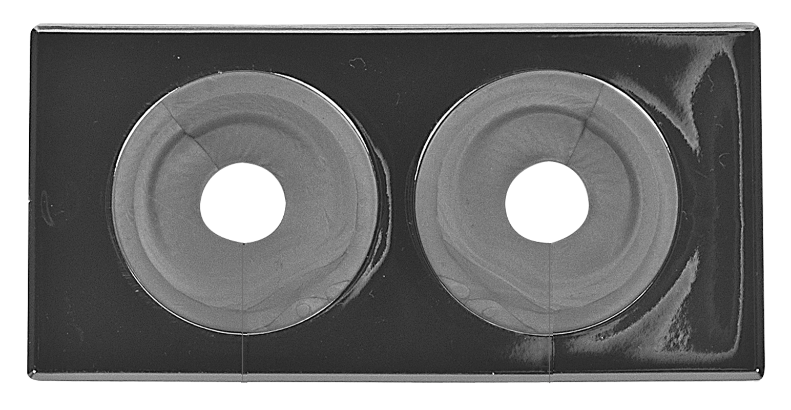 faluplast Väggbricka 2-delad 12-22mm krom 40mm vulk