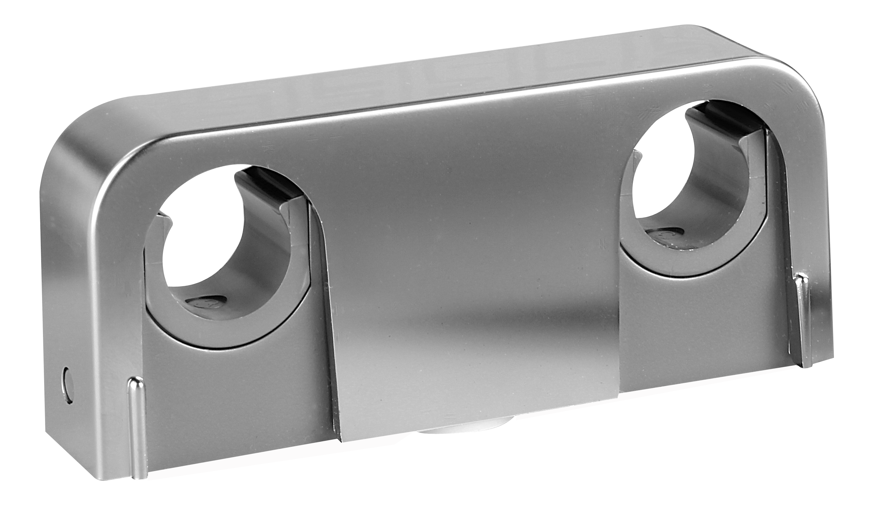 faluplast Rörklämma 2-rör snap faluplast 16/20mm chrome 60cc komp/cu