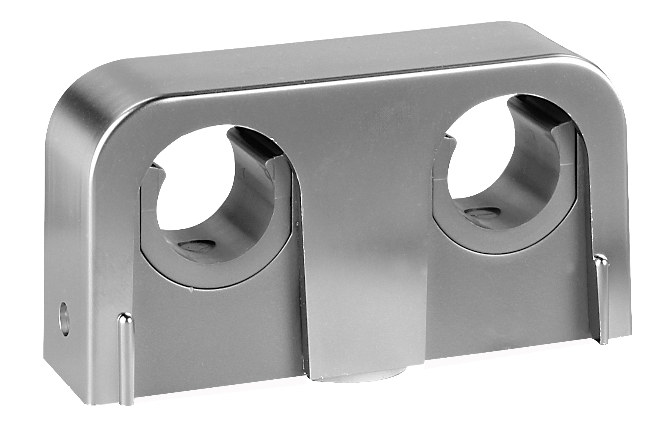 faluplast Rörklämma 2-rör snap faluplast 16/20mm chrome 40cc komp/cu