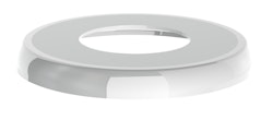 COVER PLATE ROUND ONE PIPE 28-38 mm WHITE