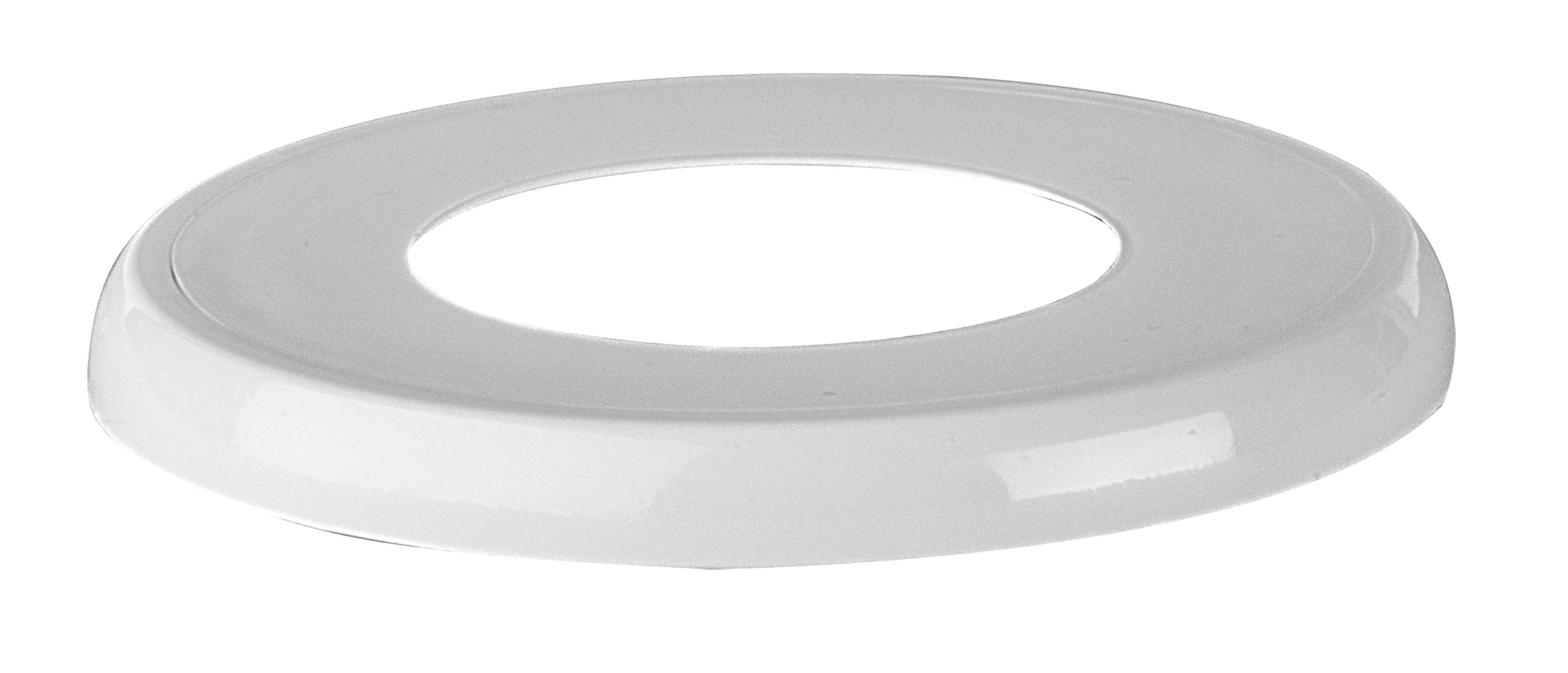 TÄCKBRICKA FALUPLAST 36-46mm 1-OS RUND VIT