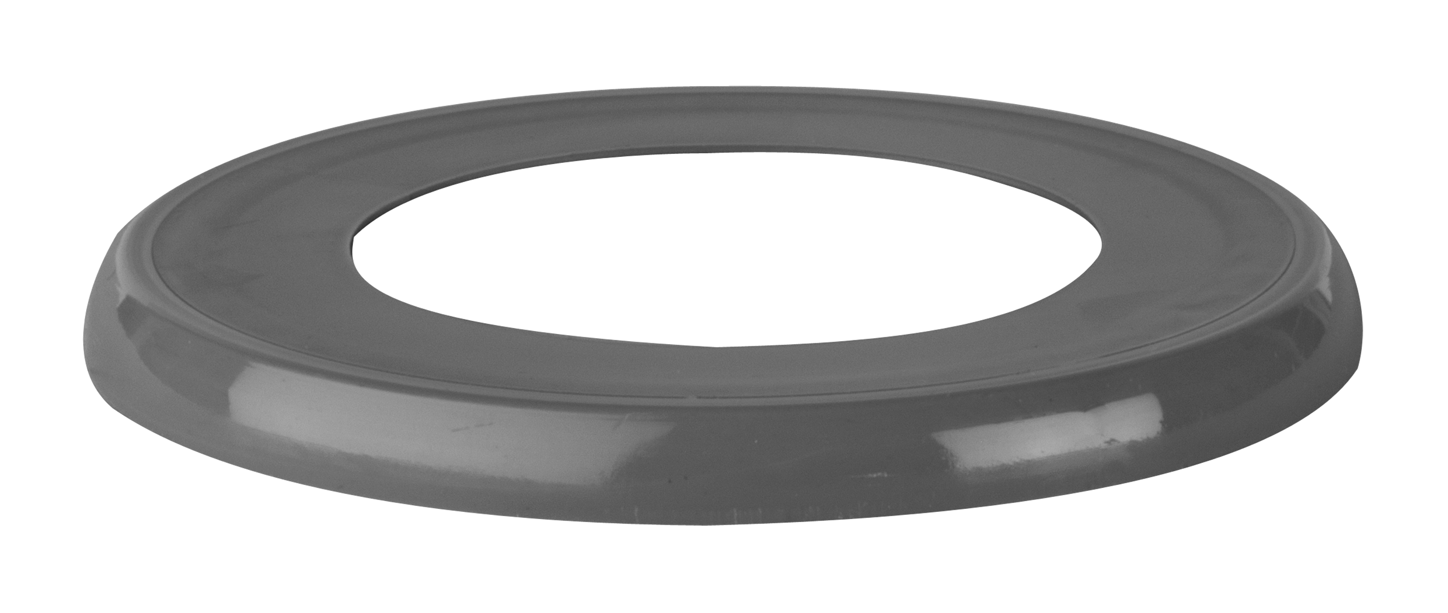 COVER PLATE ROUND FALUPLAST ONE PIPE  46-56 mm GREY