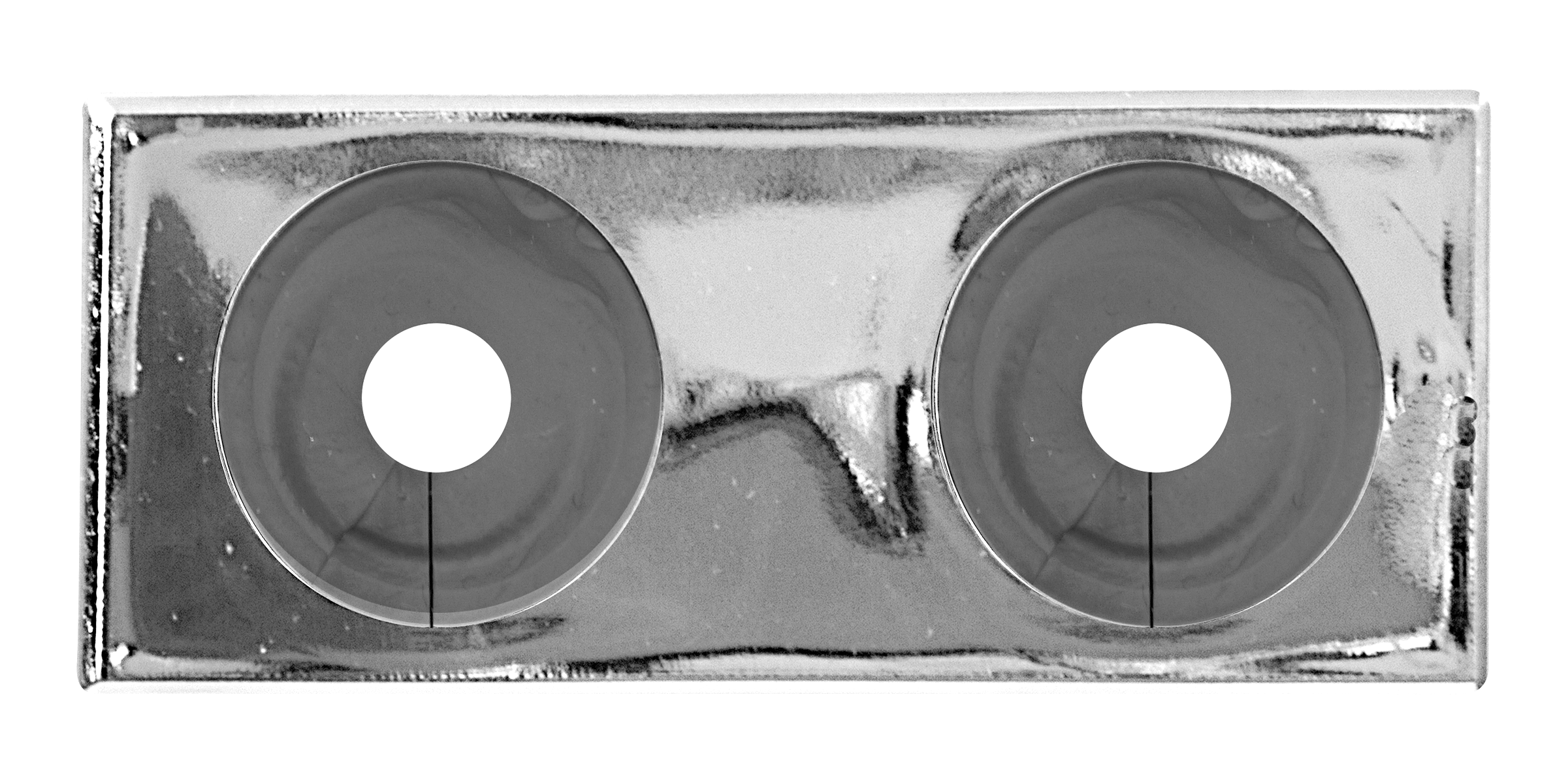 faluplast Peitelevy 2-os avautuva 12-22mm, 60 c/c kromi 10kpl