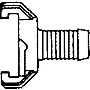 onninen Claw coupling brass 13mm hose