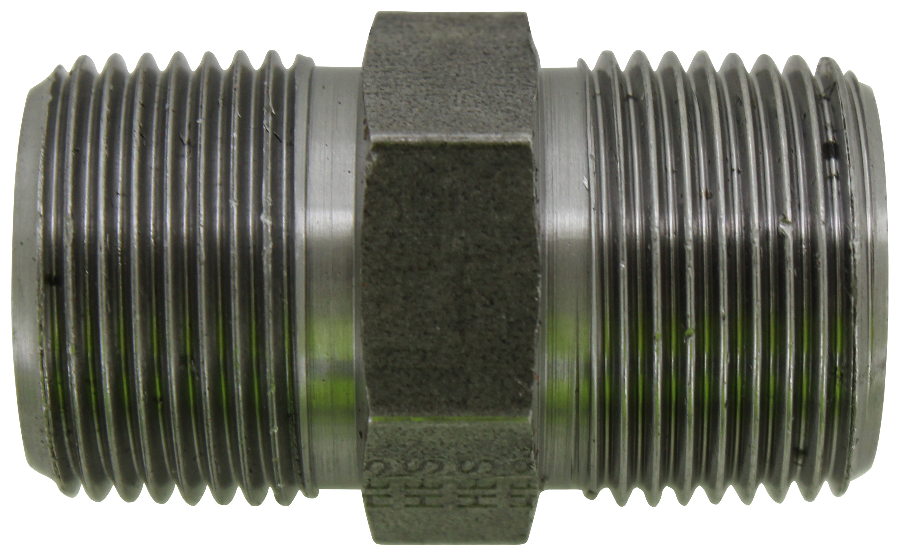 HEXAGON NIPPLE 34 BLACK 3/4