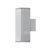 konstsmide Interiör väggarmatur väggspot gu10 2x35w alu ip44