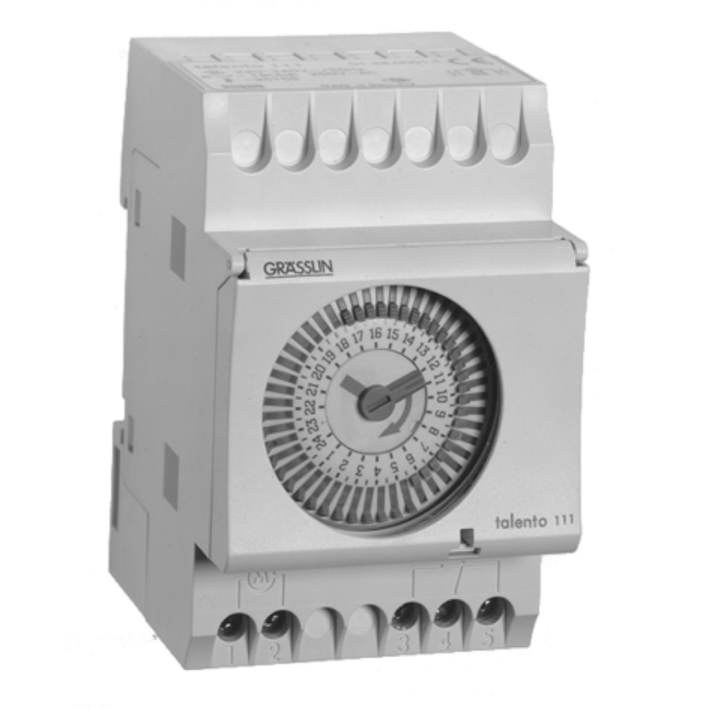 grässlin Kopplingsur mek. gångr. talento 211 230vac/130vdc
