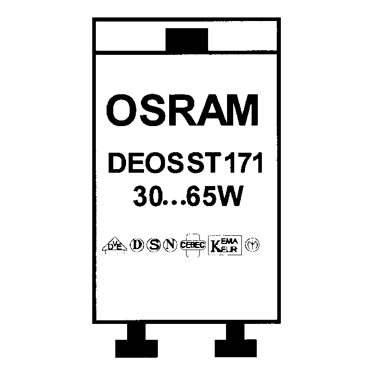 osram lamput Sytytin st 171 u 30-65w yksittäis