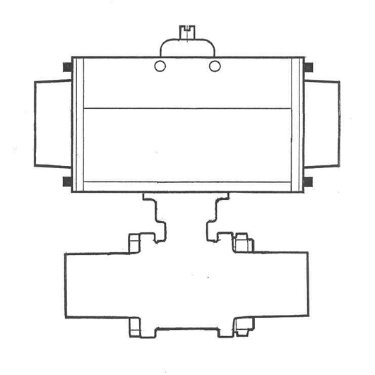 onnline Onnline ball valve+actuator dn10 2707h 210sr