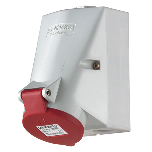 WALL MOUNTED RECEPTACLE 1557 32A5P 6H400V - IP44