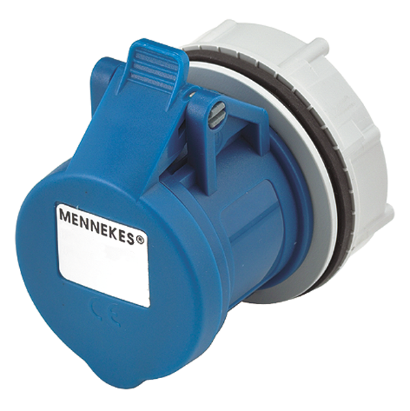 PANEL MOUNTED RECEPTACLE 995 32A3P230V IP44 70MM