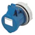 mennekes Infäld krafttuttag 995 32a3p230v ip44 70mm
