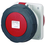 PANEL MOUNTED RECEPTACLE 1461 125A5P 6H400V - IP67