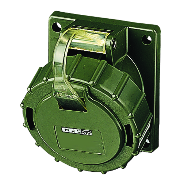 PANEL MOUNTED RECEPTACLES 22188 32A5P6H400V IP67