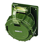 PANEL MOUNTED RECEPTACLES 22188 32A5P6H400V IP67