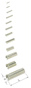 elpress End-terminal uninsulated b25-25et end terminal unins.