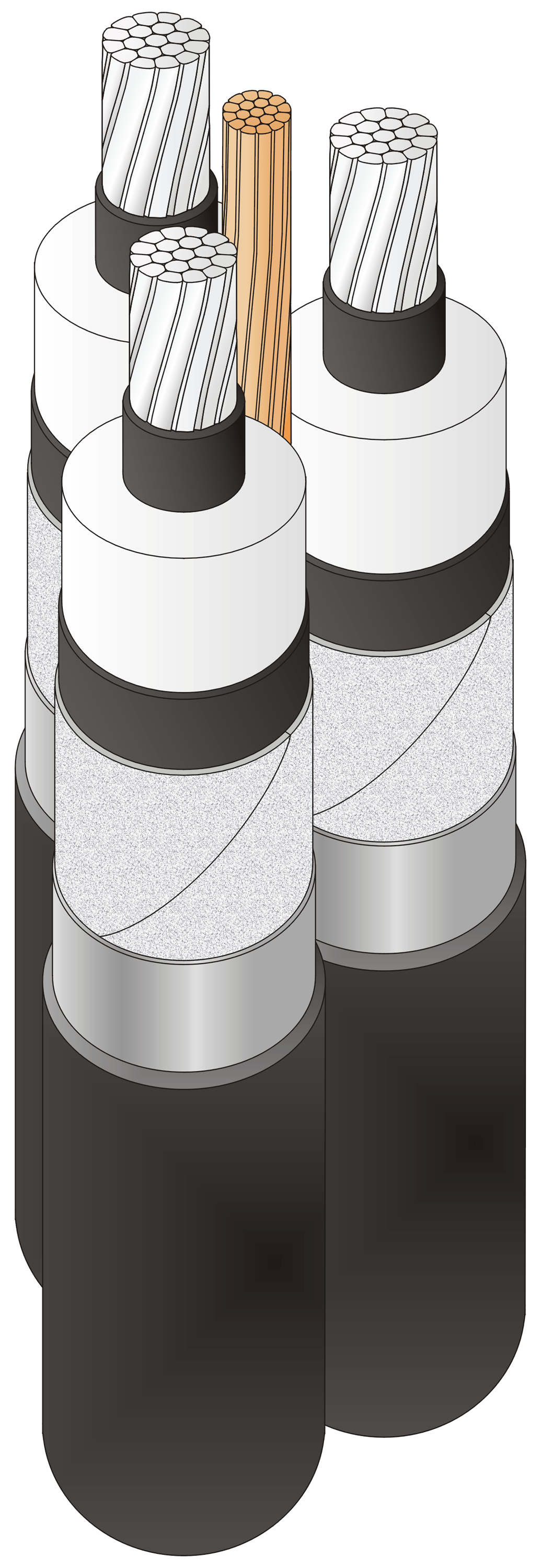tele-fonika kable Power cable 20kv ahxamk-wp 3x185  k500