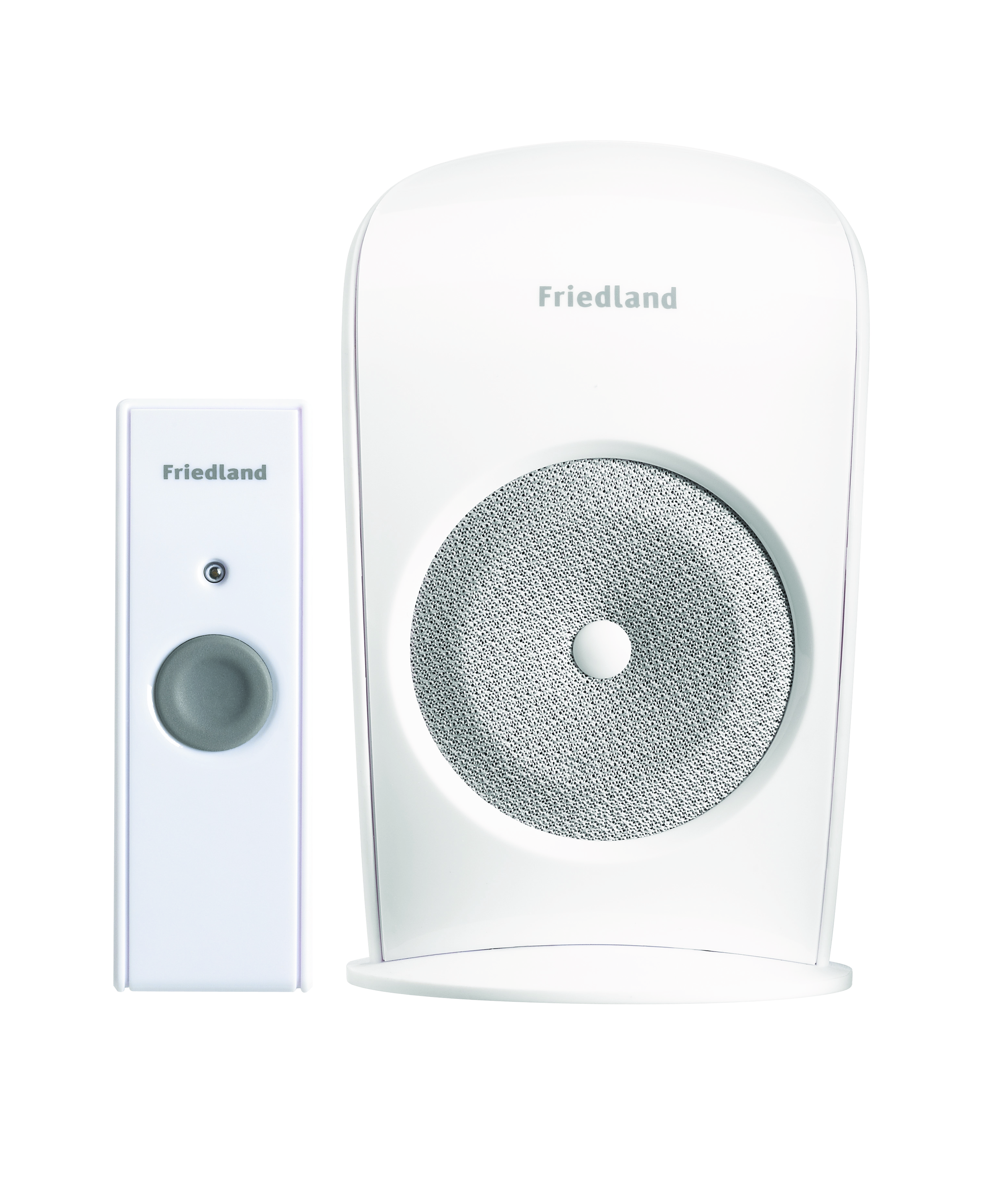 friedland Dörr klocka evo+ trådlös produktpaket vit