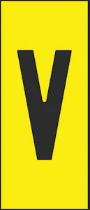 hammarprodukter Marking plate h-25 character v (height 25mm)