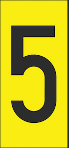hammarprodukter Marking plate h-50 number 5 (height 50mm)