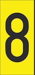 MARKING PLATE H-50 NUMBER 8 (HEIGHT 50mm)
