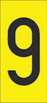 MARKING PLATE H-50 NUMBER 9 (HEIGHT 50mm)