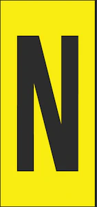 hammarprodukter Marking plate h-50 character n (height 50mm)