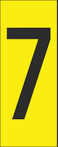 hammarprodukter Marking plate h-80 number 7 (height 80mm)