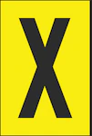 MERKINTÄTARRA HEIJASTETARRA KIRJ. X KEL 100