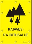 MARKINGPLATE PLATE RAIVAUS-RAJOITUSALUE