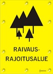 MARKINGPLATE PLATE RAIVAUS-RAJOITUSALUE