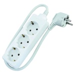 EXTENSION CORD EARTHED 3-W 0,5M OPAL