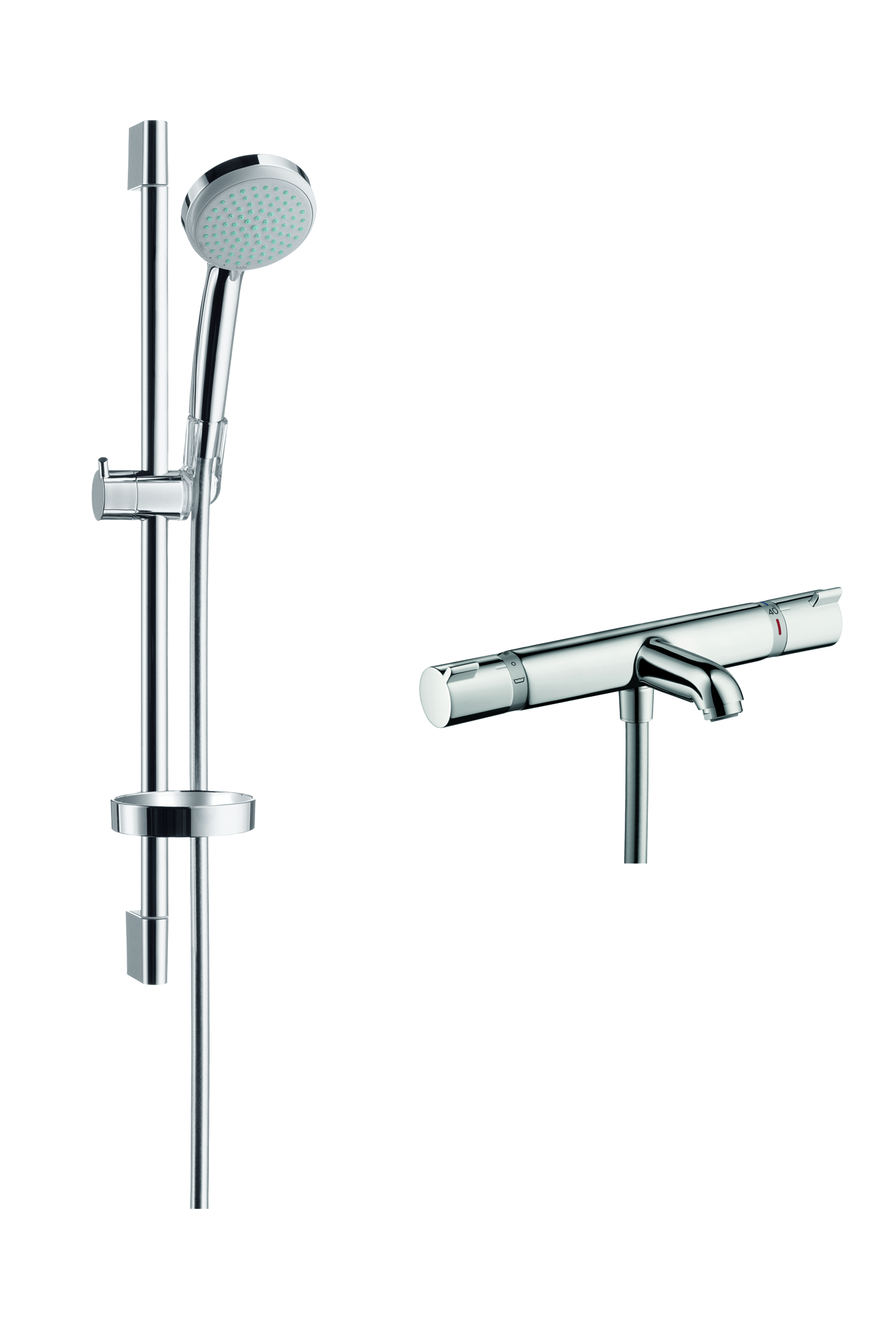hansgrohe Bath and shower mixer hg 27747000 croma100 ecosmart com
